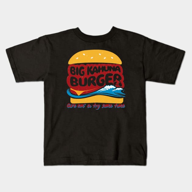 Big Kahuna Bugrer Kids T-Shirt by paulcutler